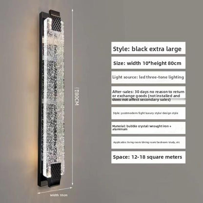 Crystal Wall Lamp LED Dimmable Lighting