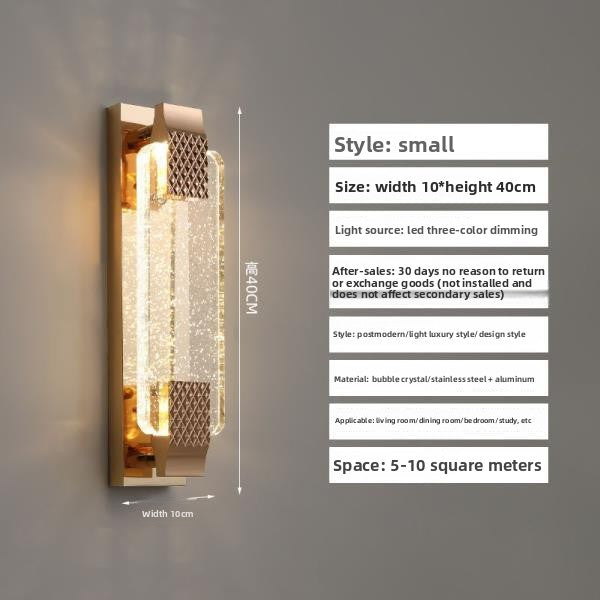 Crystal Wall Lamp LED Dimmable Lighting