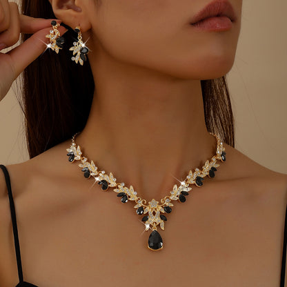 Crystal Wedding Banquet Jewelry Set