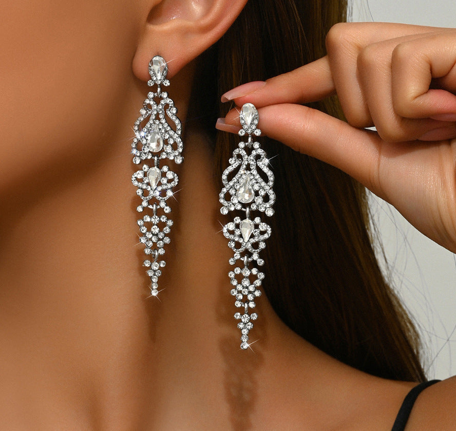 Crystal Wedding Banquet Jewelry Set