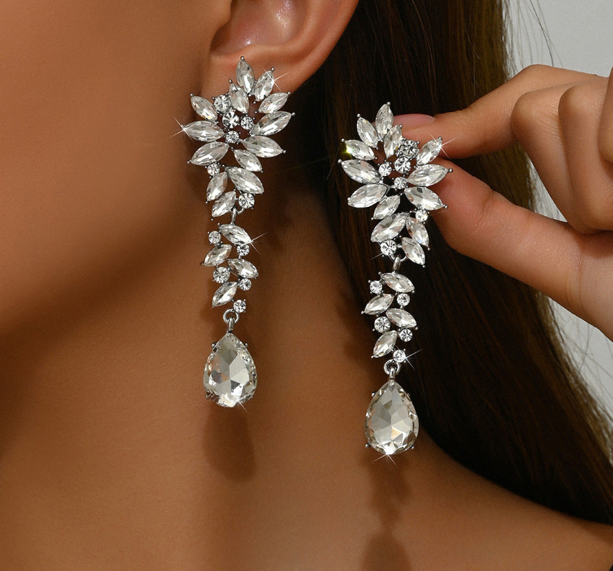 Crystal Wedding Banquet Jewelry Set