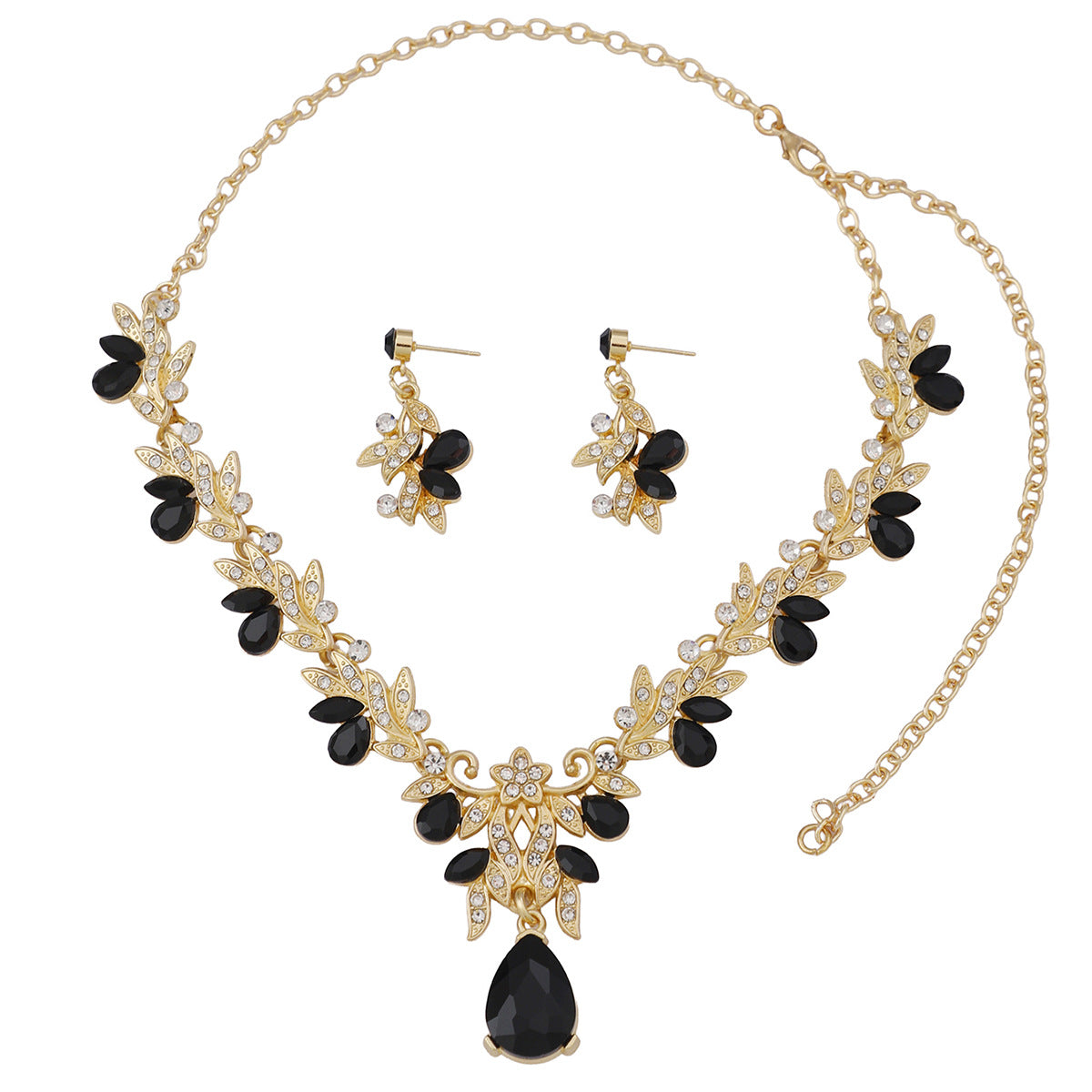 Crystal Wedding Banquet Jewelry Set