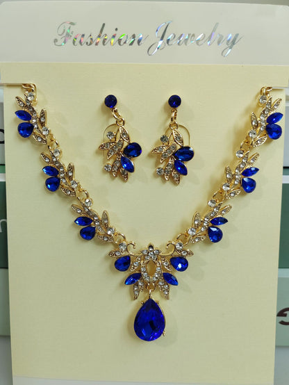 Crystal Wedding Banquet Jewelry Set