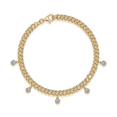 925 Silver Plated K Yellow