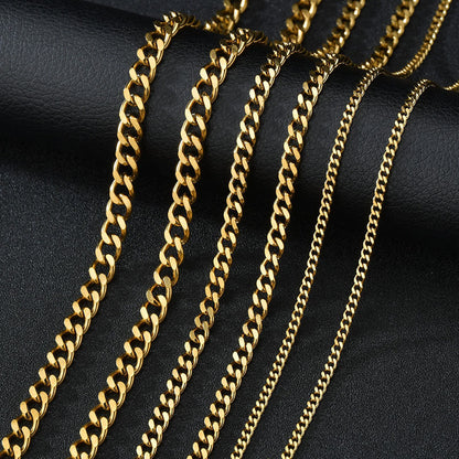 Cuban Chain Necklace Stainless Steel Hip Hop
