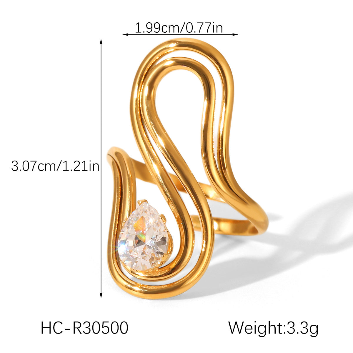 cubic zirconia ring
