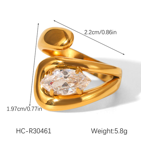 cubic zirconia ring