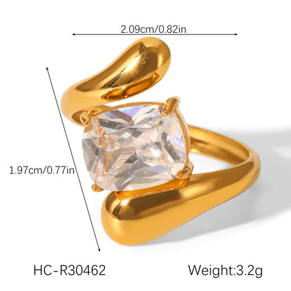 cubic zirconia ring