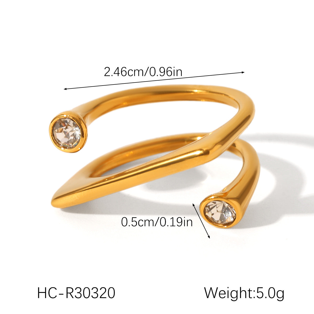 cubic zirconia ring