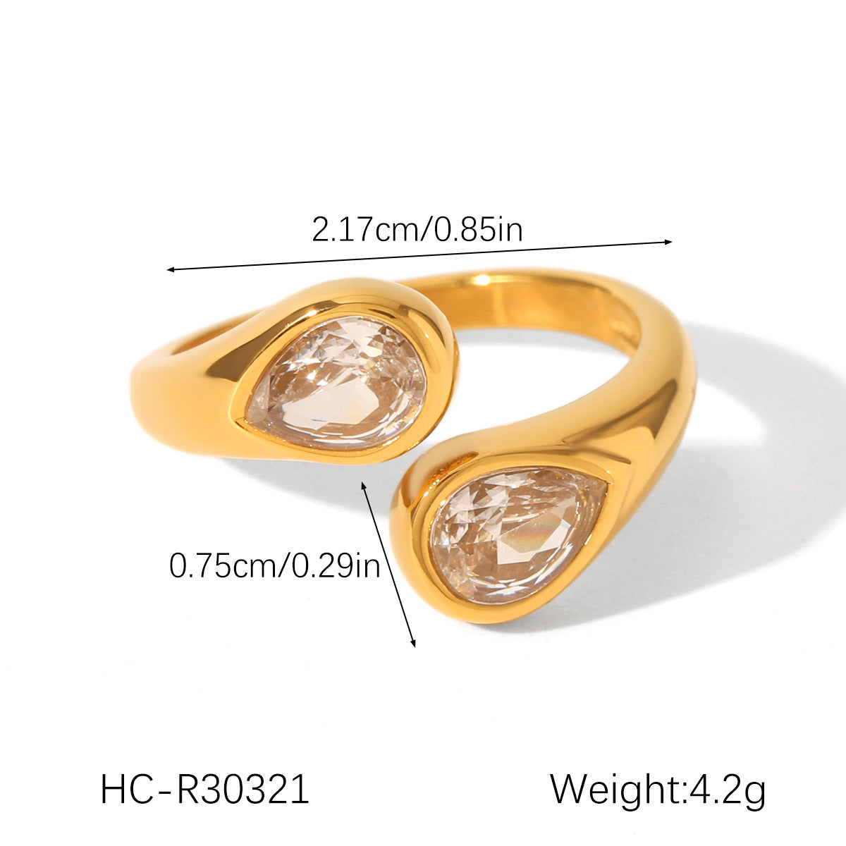 cubic zirconia ring