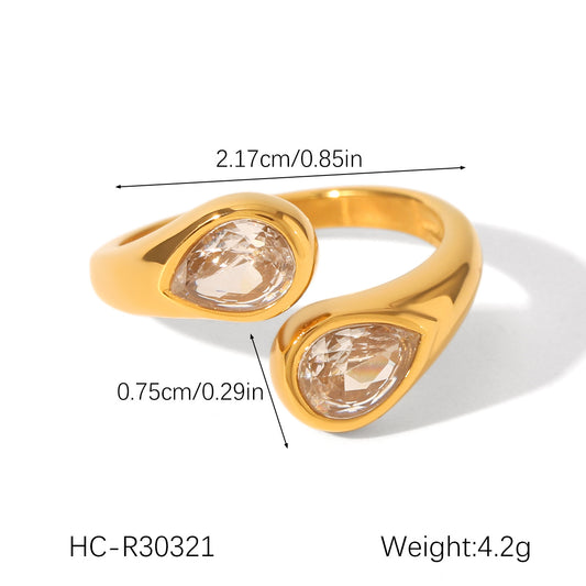 cubic zirconia ring