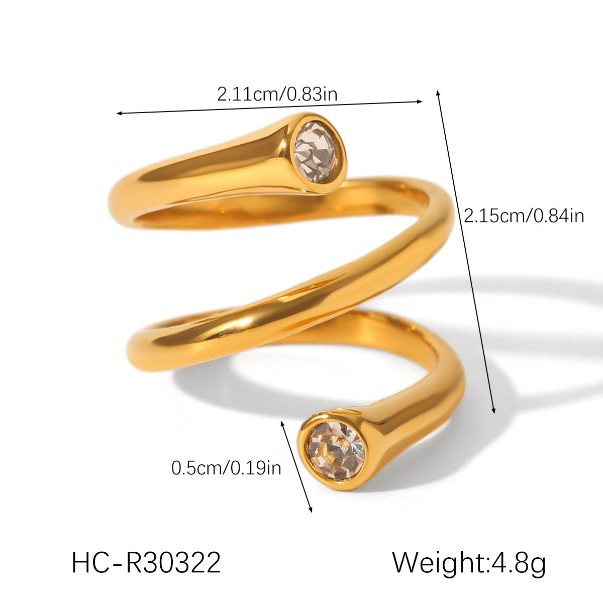 cubic zirconia ring