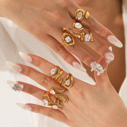 cubic zirconia ring