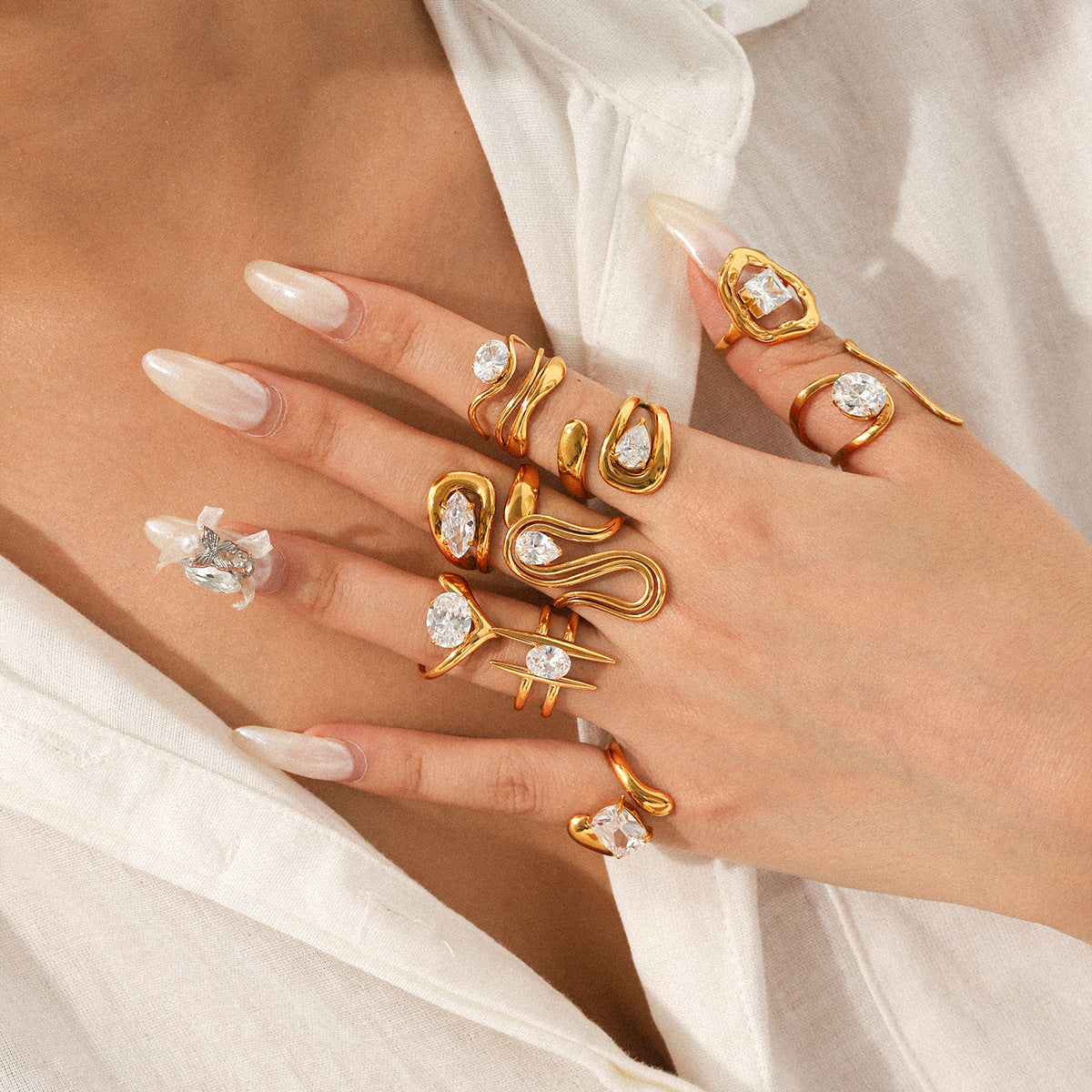cubic zirconia ring
