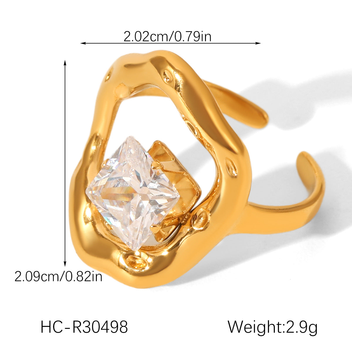 cubic zirconia ring