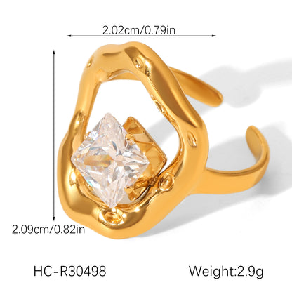 cubic zirconia ring