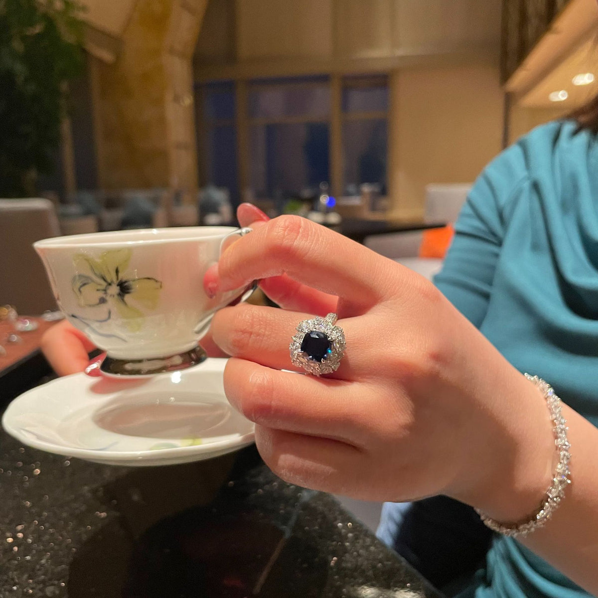 Cultured Gemstone Ring