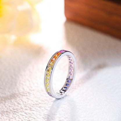 Cultured Gemstone Silver Ring