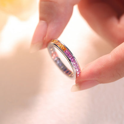 Cultured Gemstone Silver Ring