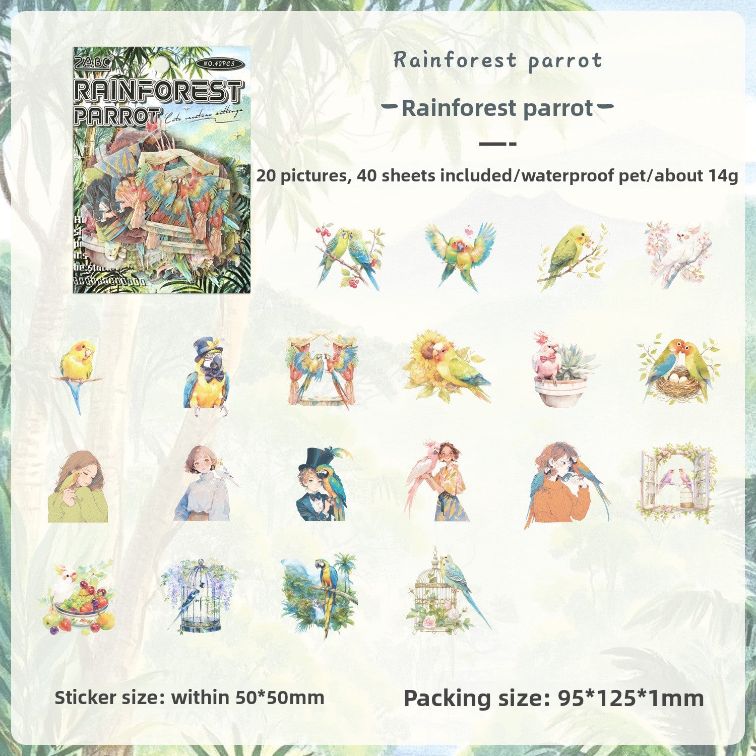 Cuppet hand account sticker