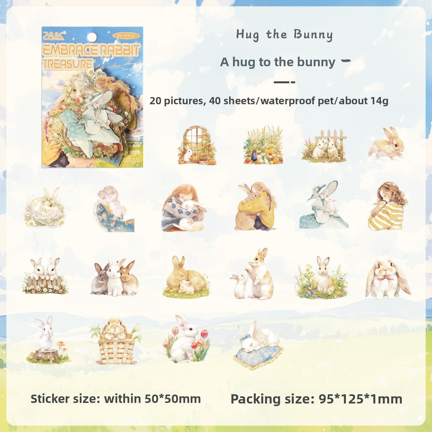 Cuppet hand account sticker