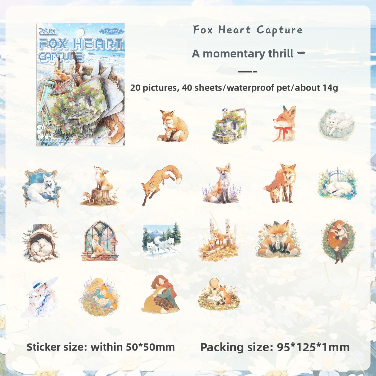 Cuppet hand account sticker