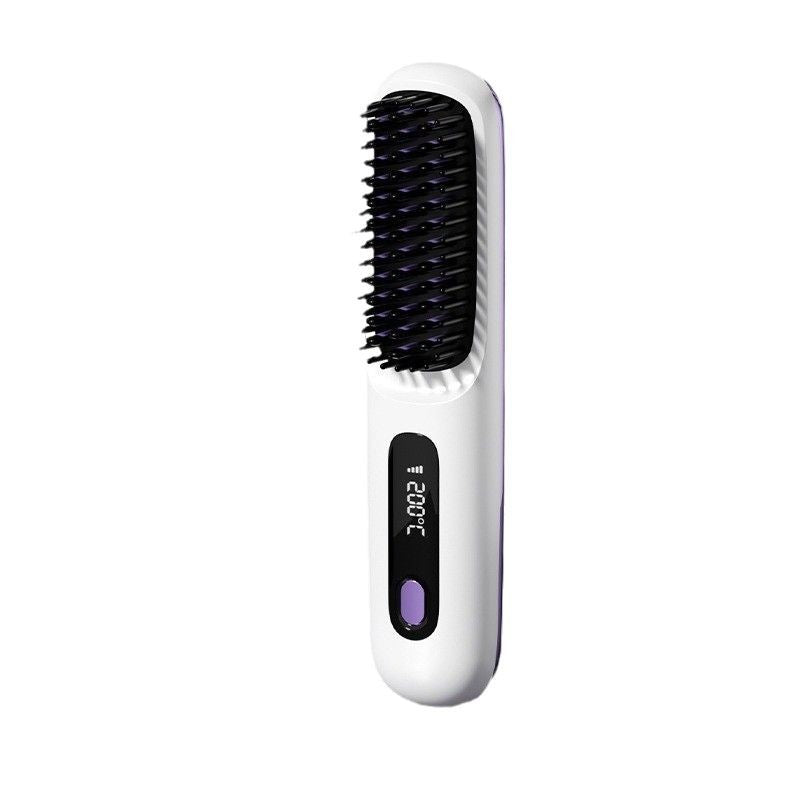Curling hair straightener