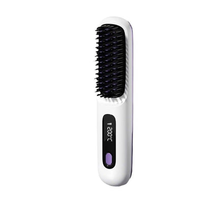 Curling hair straightener