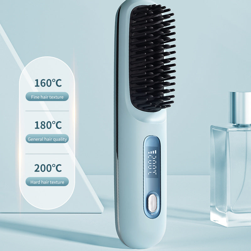 Curling hair straightener
