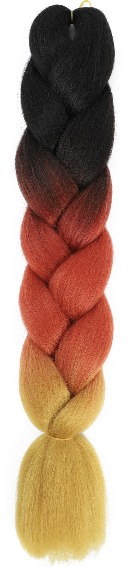 Curly hair color gradient wig