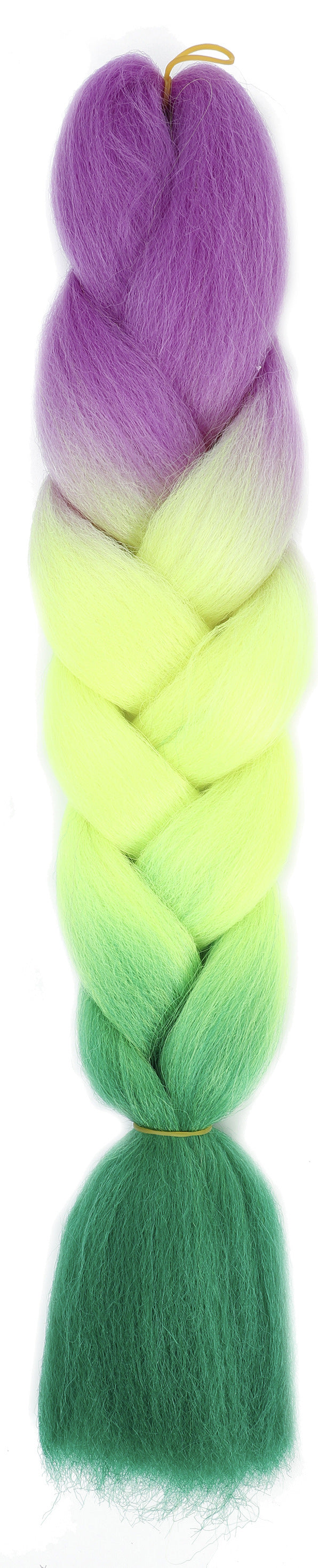 Curly hair color gradient wig