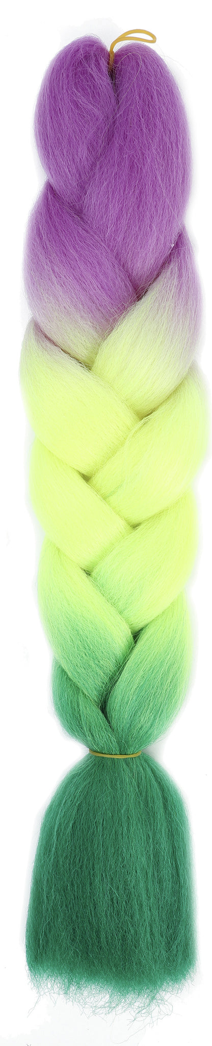 Curly hair color gradient wig