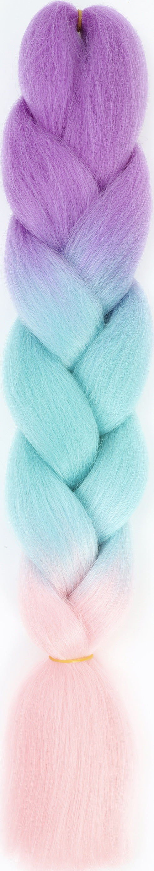 Curly hair color gradient wig