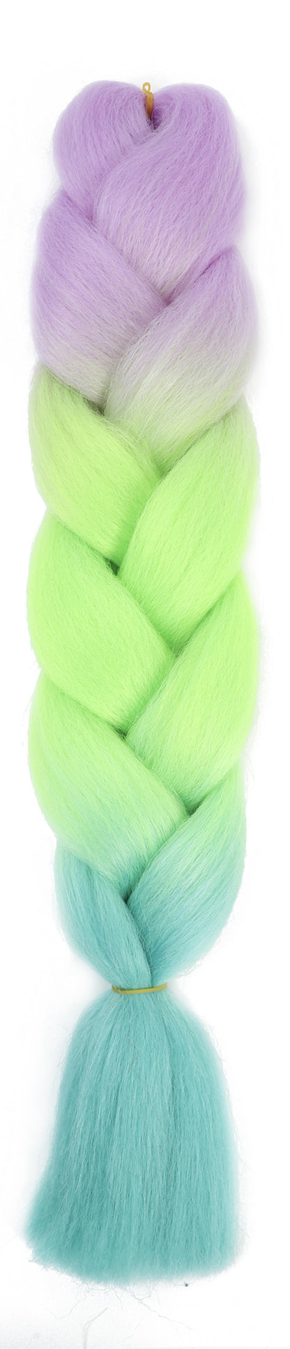 Curly hair color gradient wig