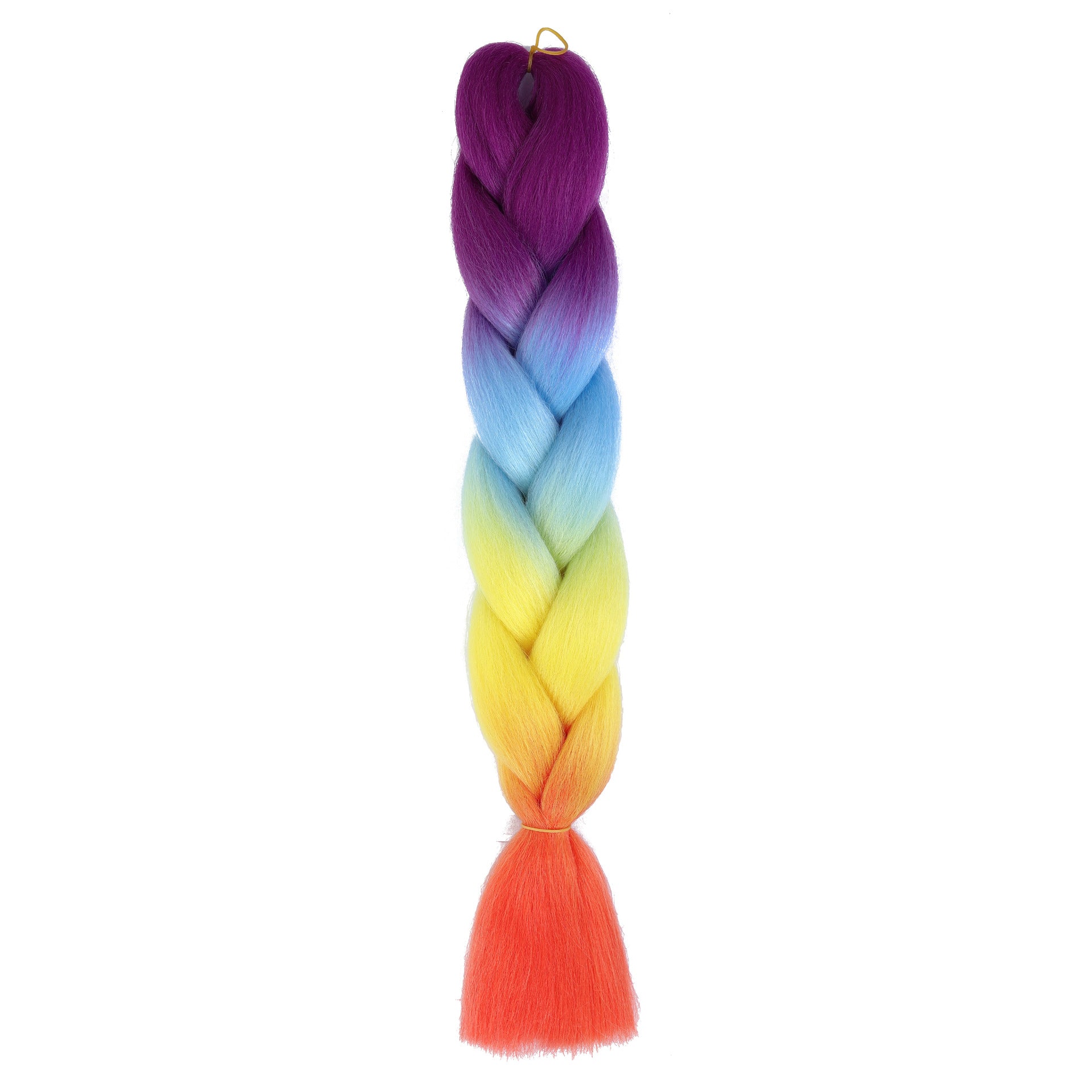 Curly hair color gradient wig