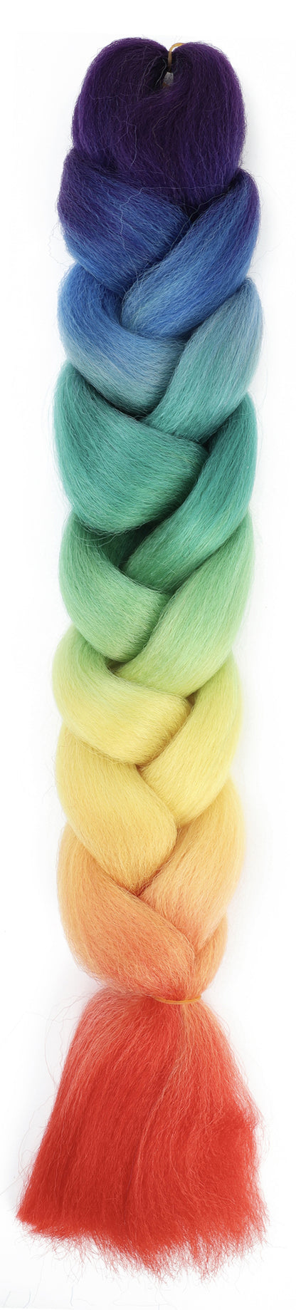 Curly hair color gradient wig