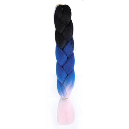 Curly hair color gradient wig