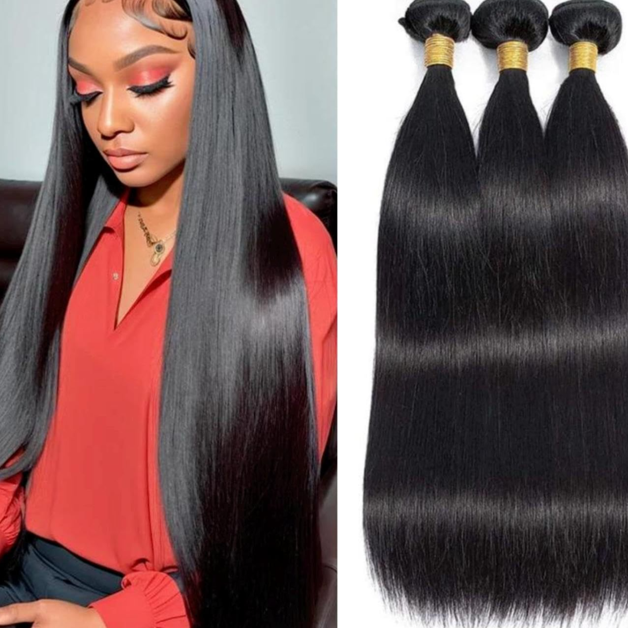 Curly Human Hair Wig Piece