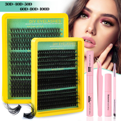 Curly Mixed False Eyelashes