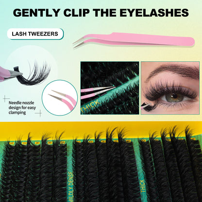 Curly Mixed False Eyelashes