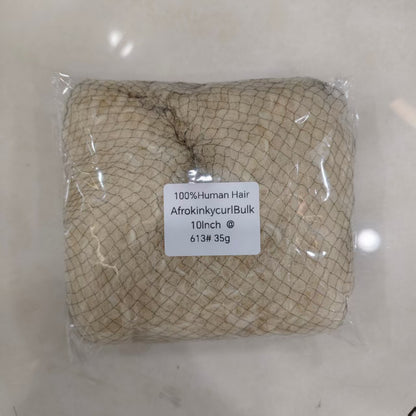 Curly wig made of synthetic hair