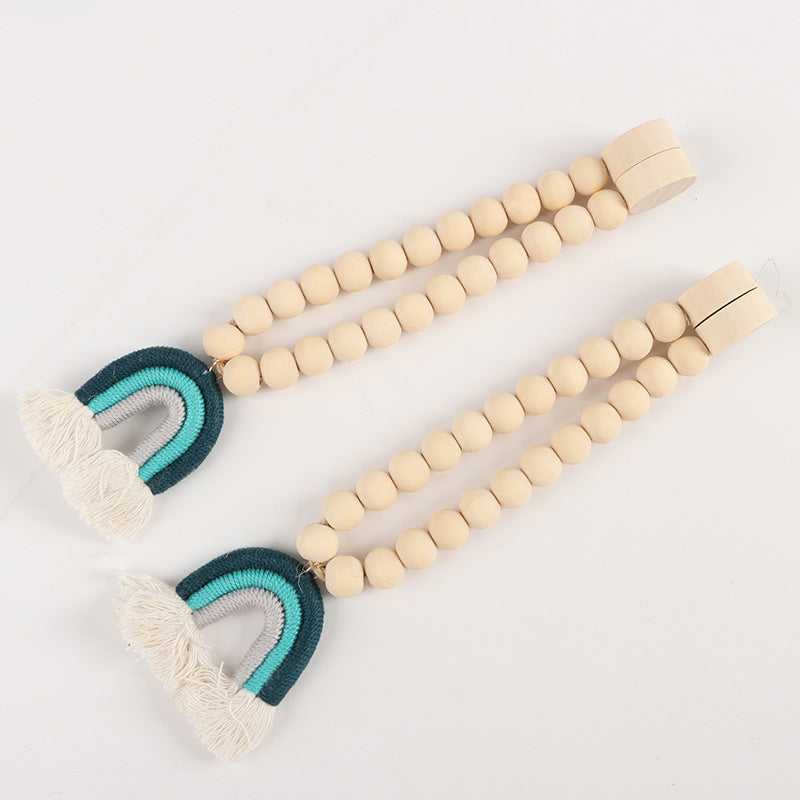 Curtain magnetic tiebacks