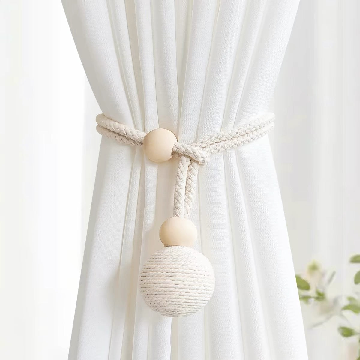 Curtain tiebacks
