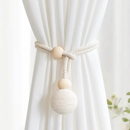 Curtain tiebacks