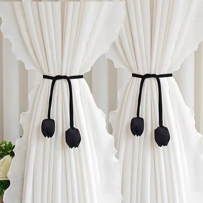 Curtain tiebacks