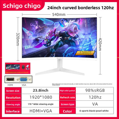 Curved Computer Monitor