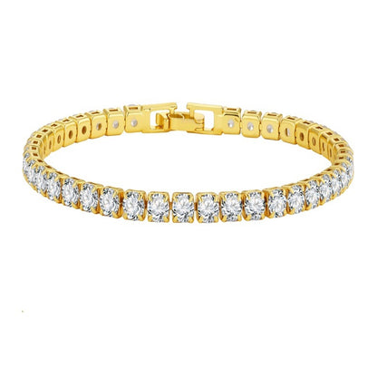 Curved Metal-Texture Bracelet