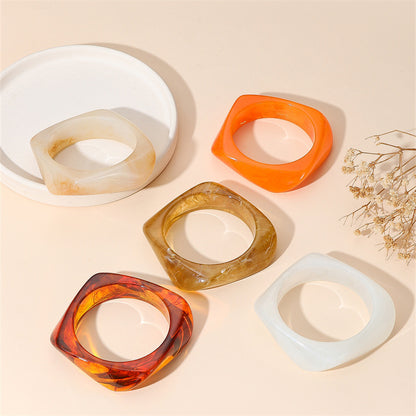 Curved Metal-Texture Bracelet