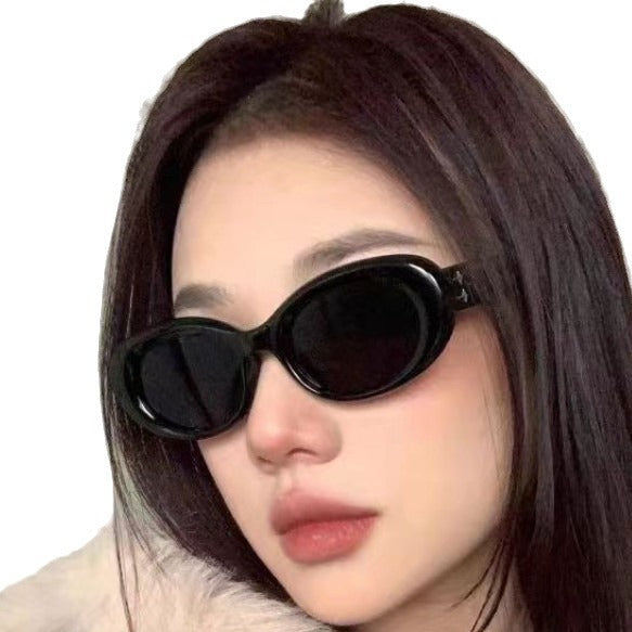 Curved-shaped sunglasses