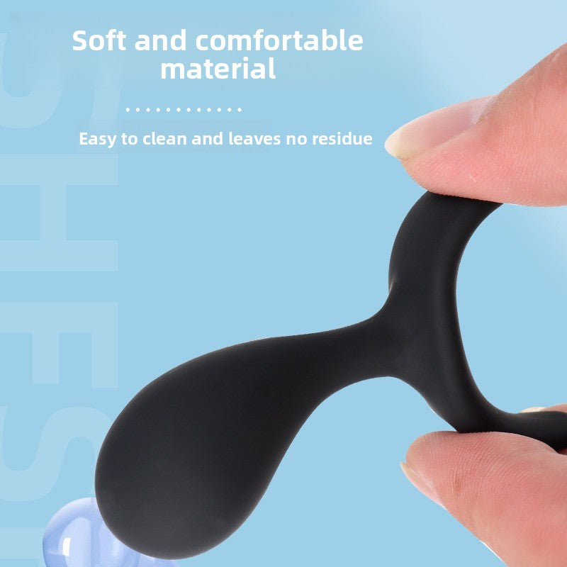Curved Water Drop Silicone Anal Plug